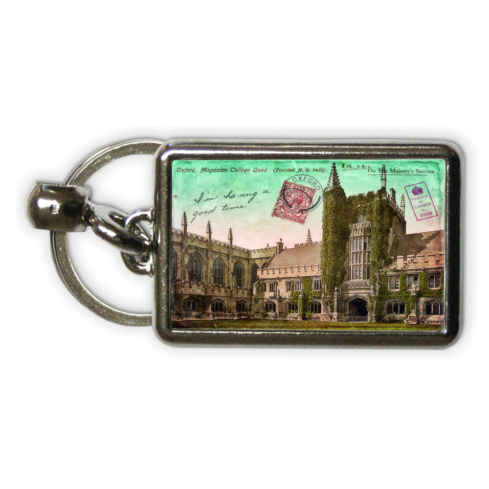 Magdalen College, Oxford Metal Keyring