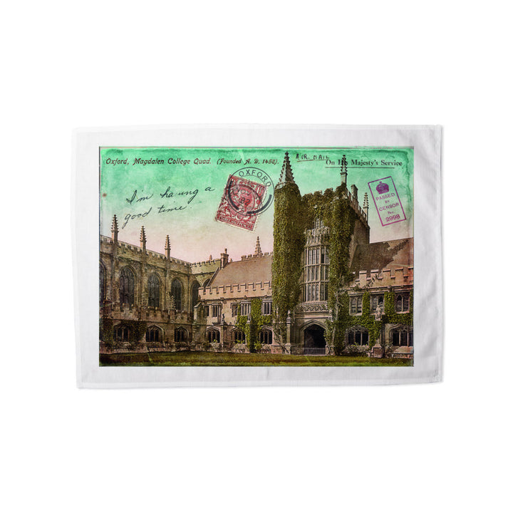 Magdalen College, Oxford Tea Towel