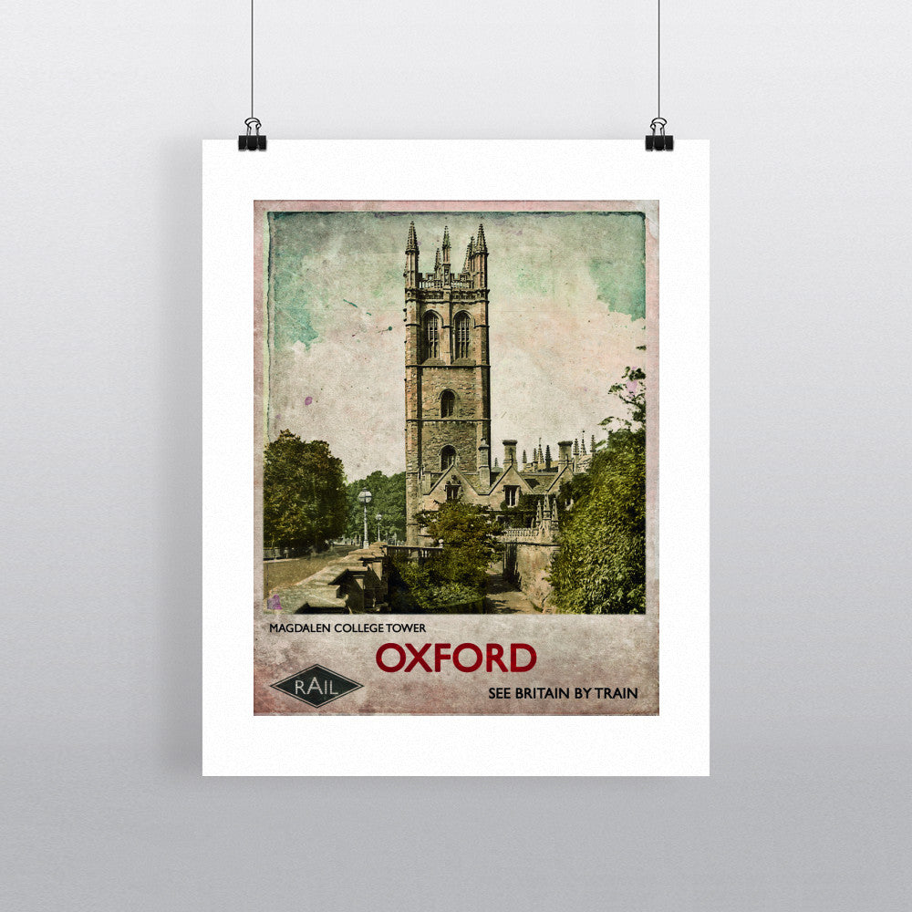Magdalen College Tower, Oxford - Art Print