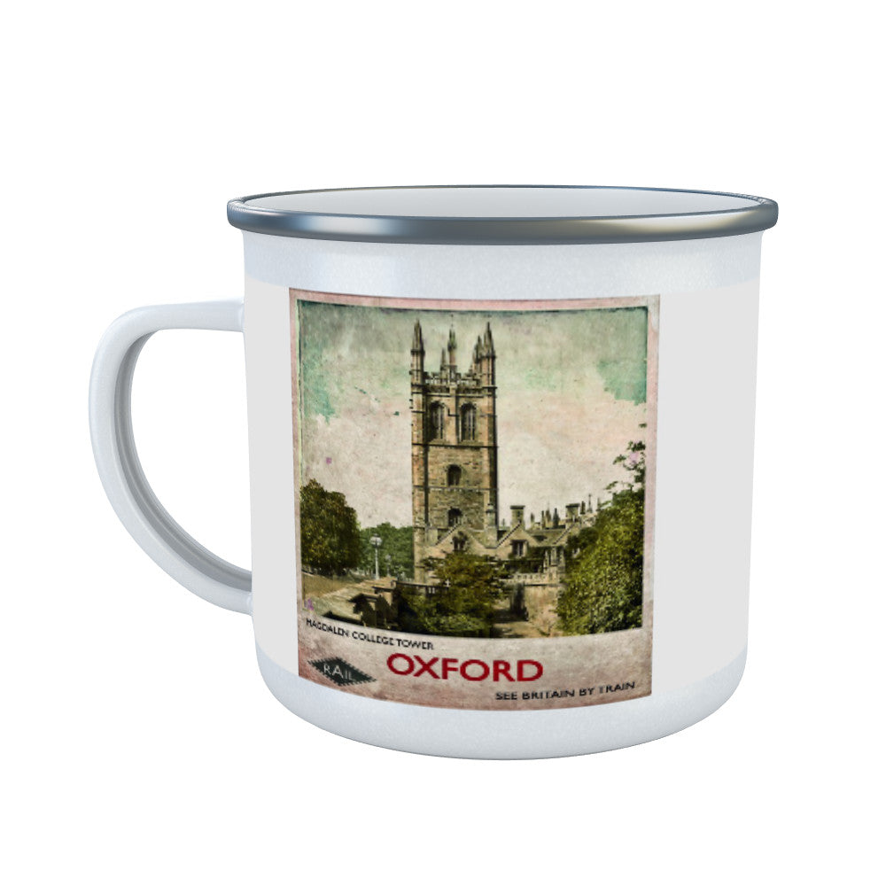 Magdalen College Tower, Oxford Enamel Mug