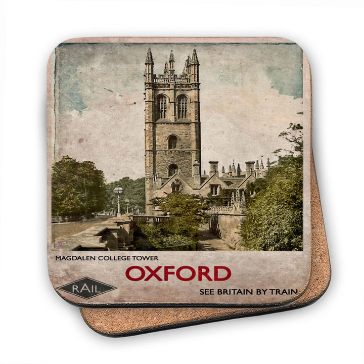 Magdalen College Tower, Oxford MDF Coaster