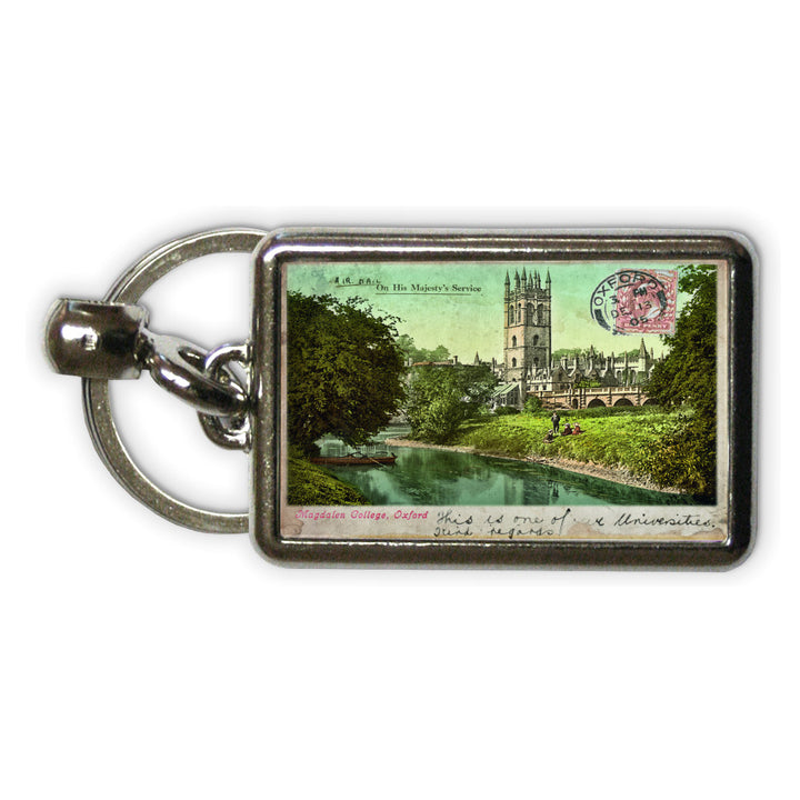 Magdalen College, Oxford Metal Keyring