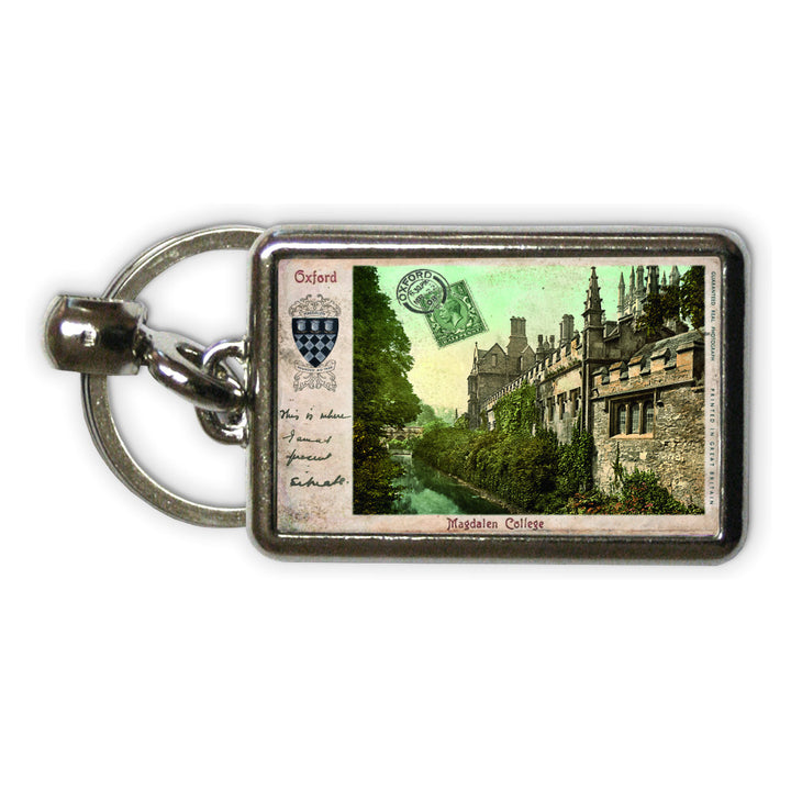 Magdalen College, Oxford Metal Keyring