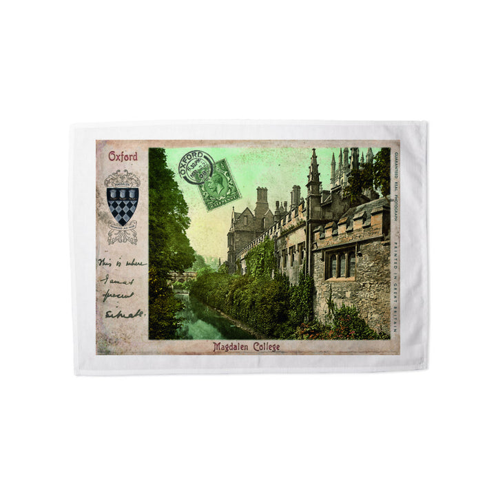 Magdalen College, Oxford Tea Towel