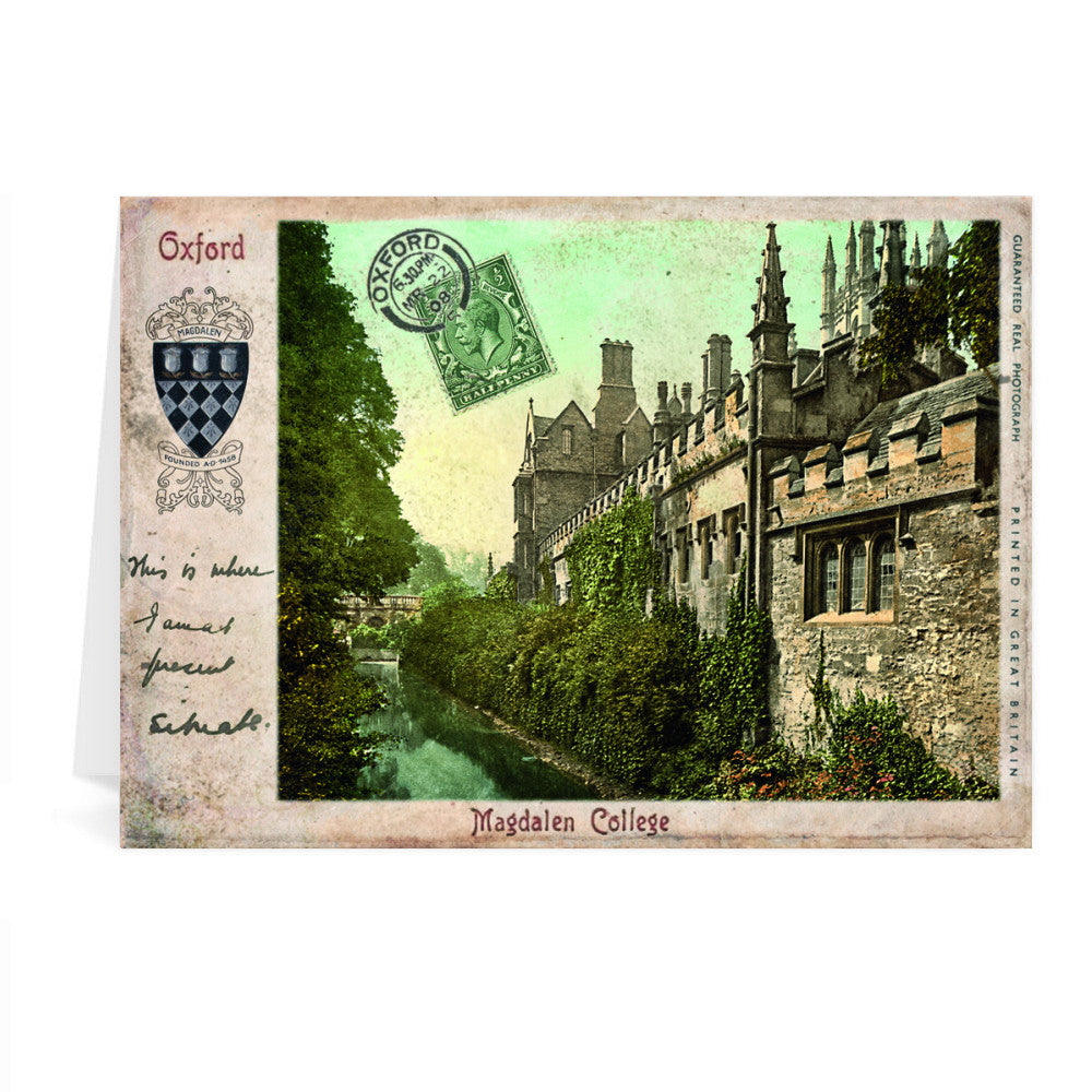 Magdalen College, Oxford Greeting Card 7x5