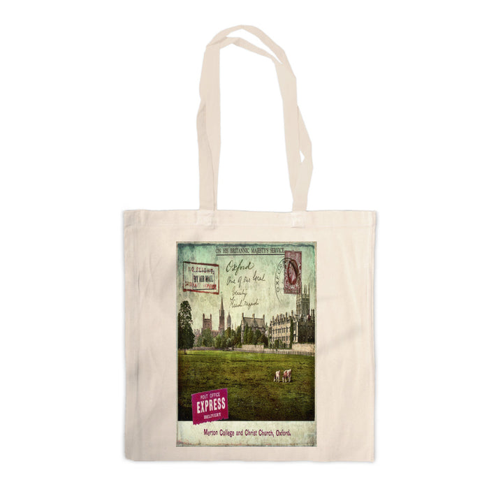 Merton College and Christ Church, Oxford Canvas Tote Bag