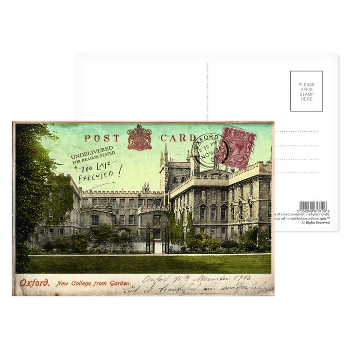 Oxford Postcard Pack