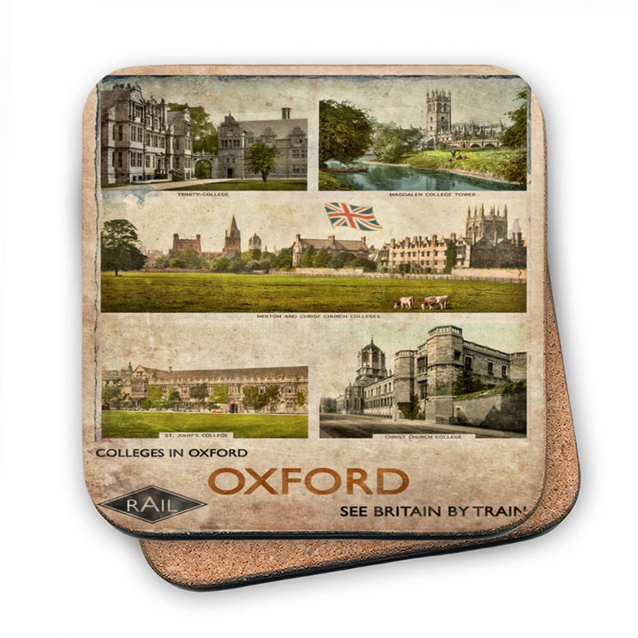 Oxford Colleges MDF Coaster