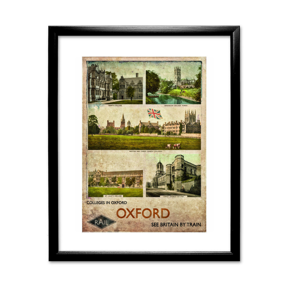 Oxford Colleges Framed Print