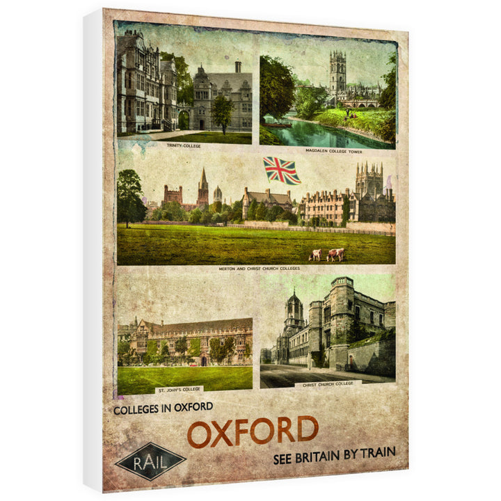 Oxford Colleges 60cm x 80cm Canvas