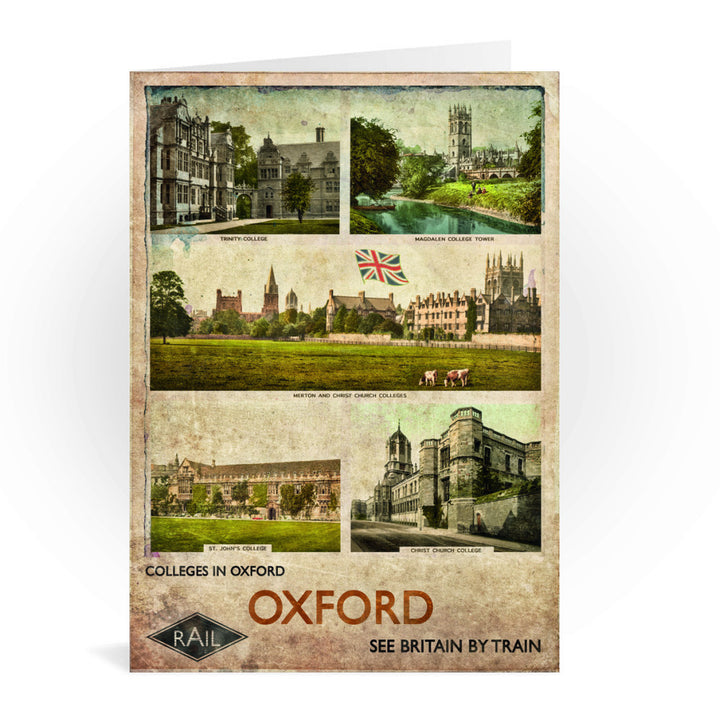 Oxford Colleges Greeting Card 7x5