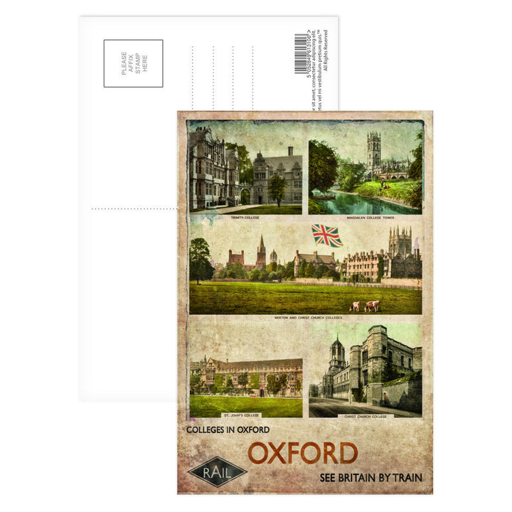 Oxford Colleges Postcard Pack