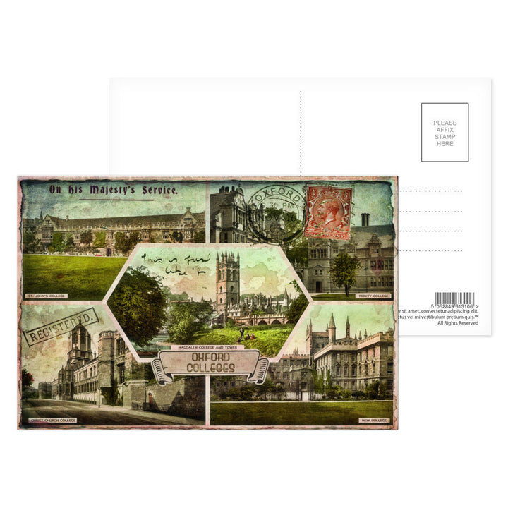 Oxford Colleges Postcard Pack