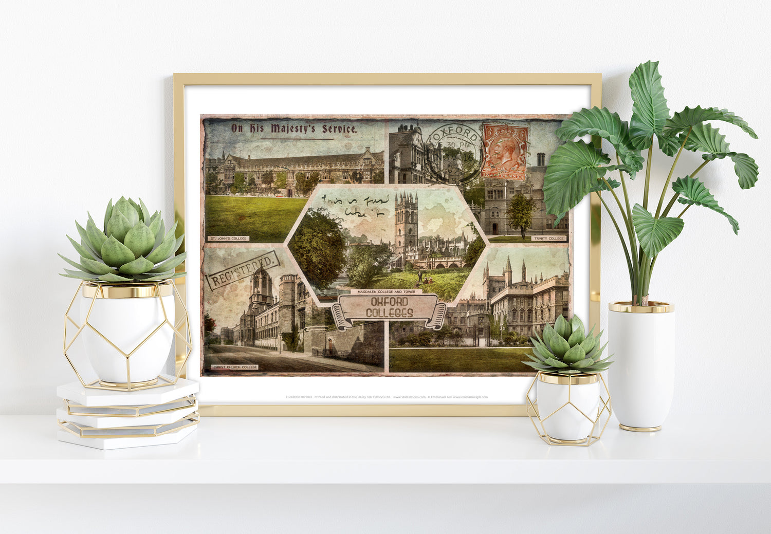 Oxford Colleges - Art Print