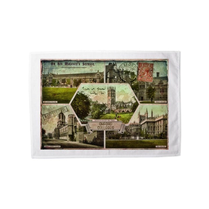 Oxford Colleges Tea Towel