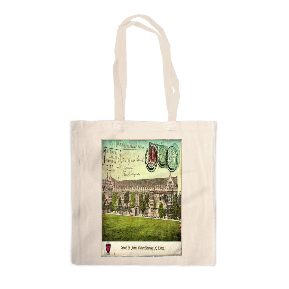 St Johns College, Oxford Canvas Tote Bag
