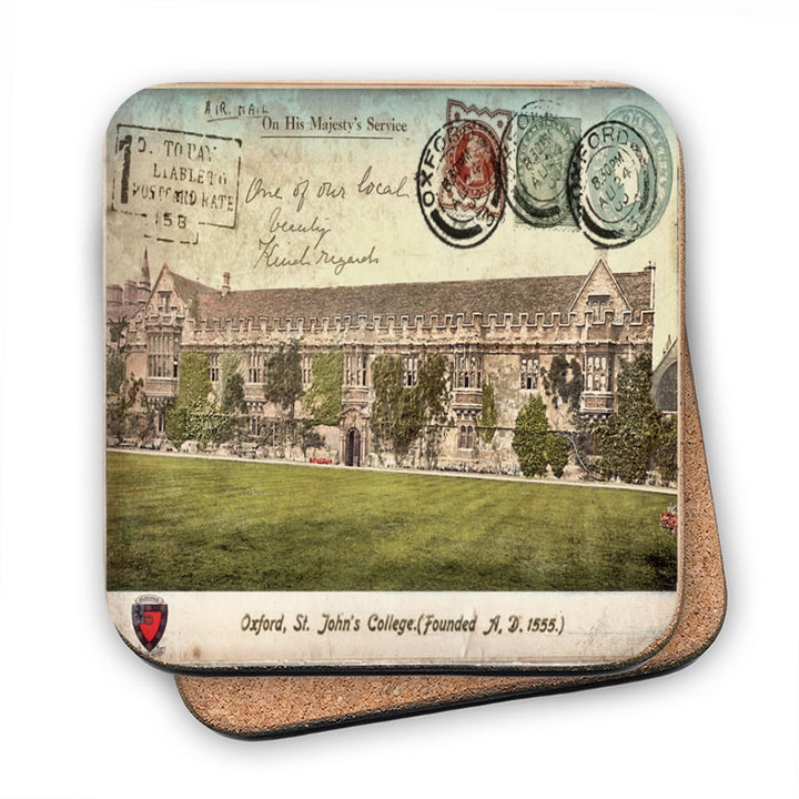 St Johns College, Oxford MDF Coaster