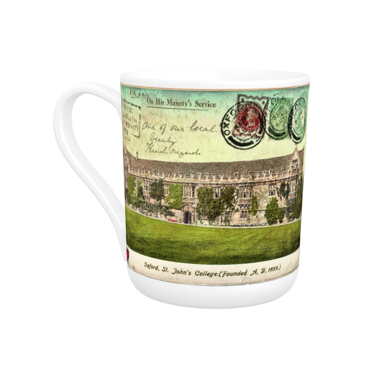 St Johns College, Oxford Bone China Mug