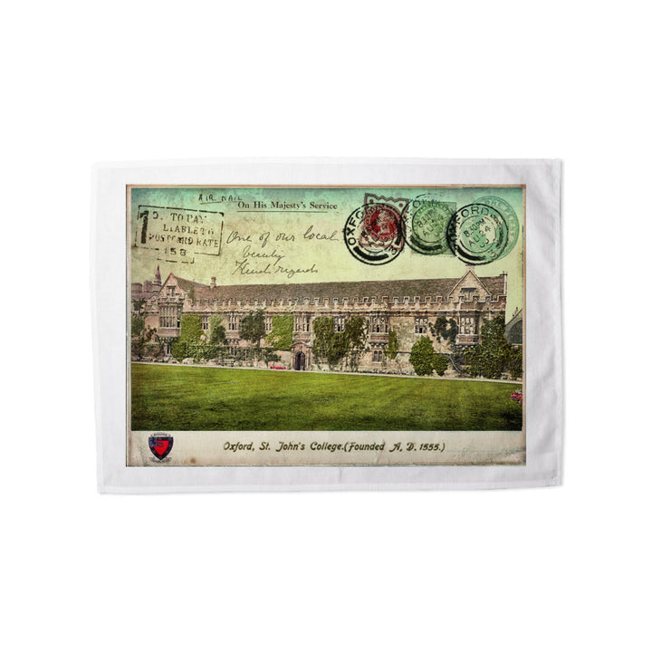 St Johns College, Oxford Tea Towel