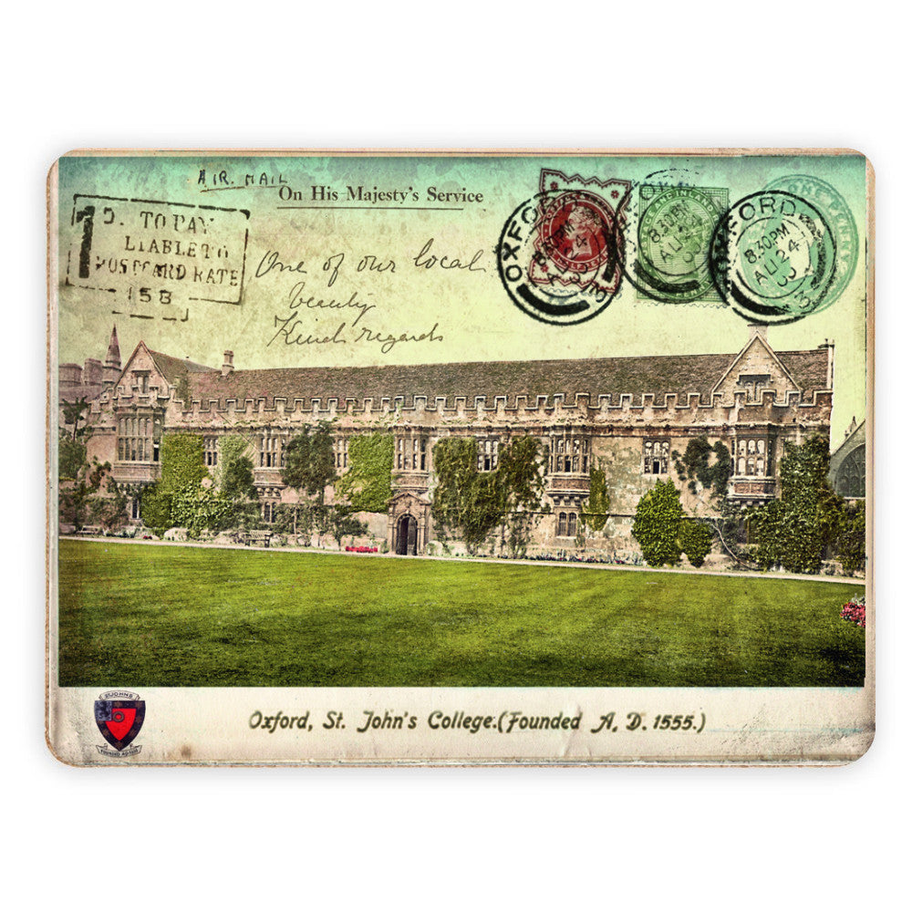 St Johns College, Oxford Placemat
