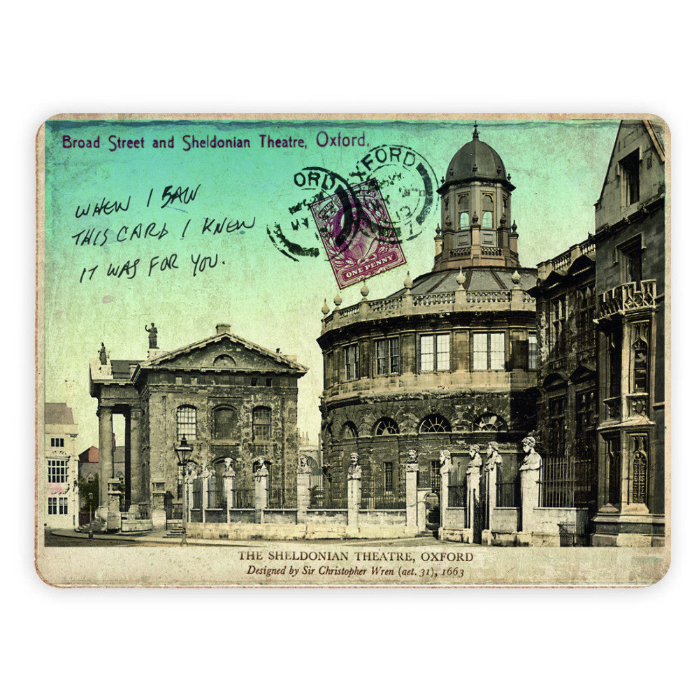 Broad Street and Sheldonian Theatre, Oxford Placemat