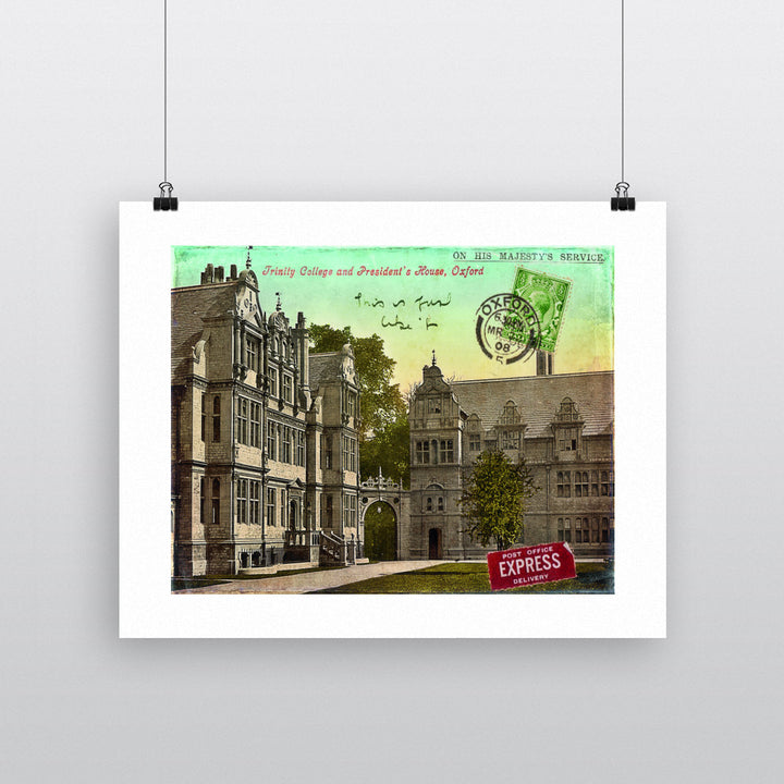 Trinity College, Oxford 90x120cm Fine Art Print