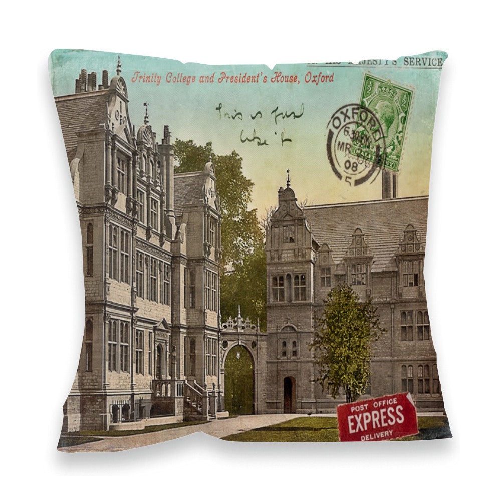 Trinity College, Oxford Fibre Filled Cushion