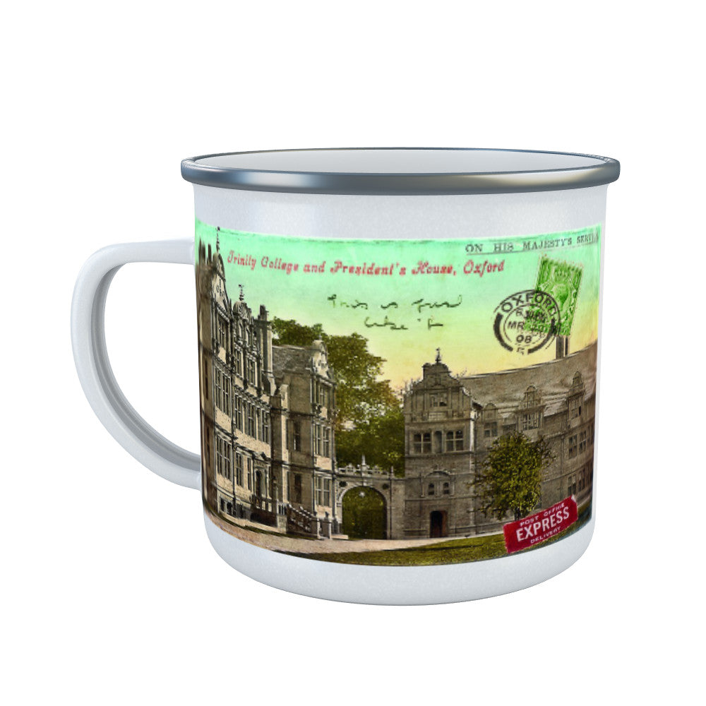 Trinity College, Oxford Enamel Mug