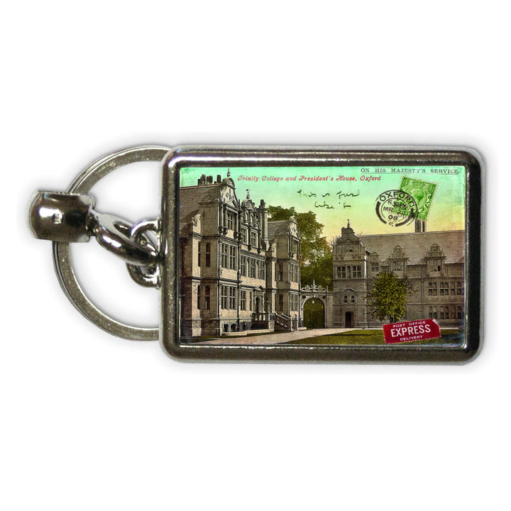 Trinity College, Oxford Metal Keyring