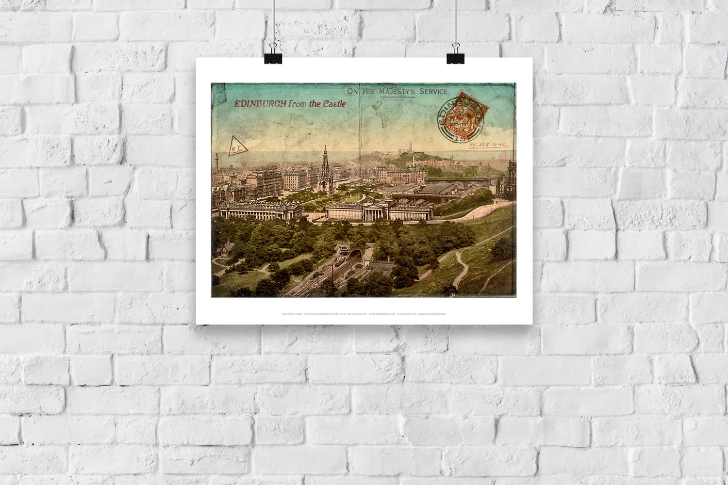 Edinburgh, Scotland - Art Print