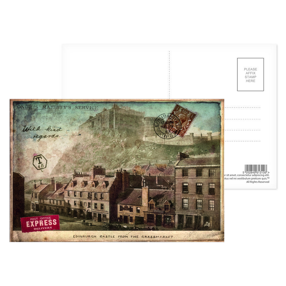 Edinburgh Castle, Scotland Postcard Pack