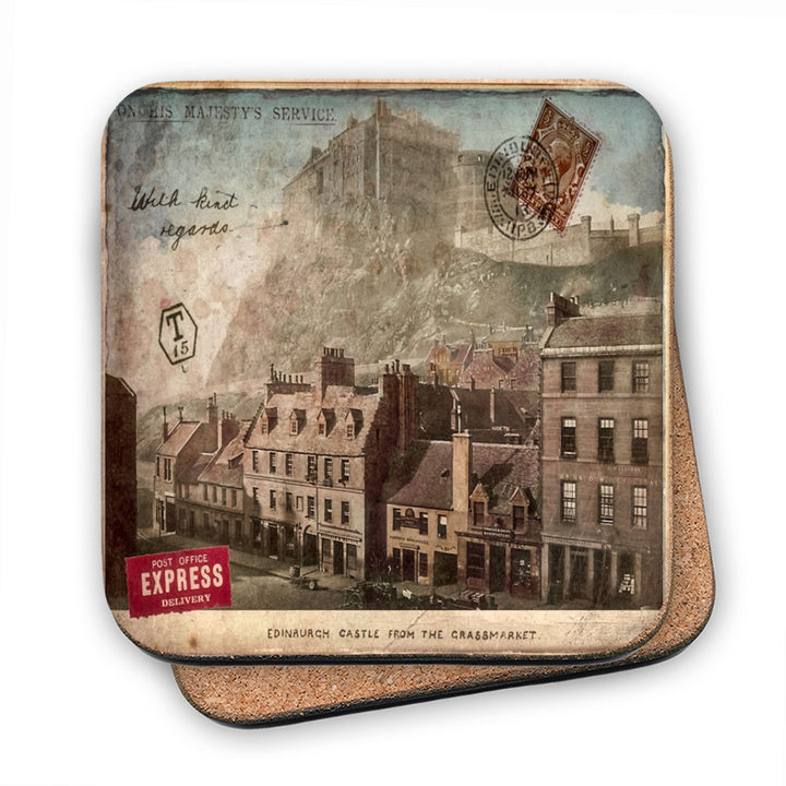 Edinburgh Castle, Scotland MDF Coaster