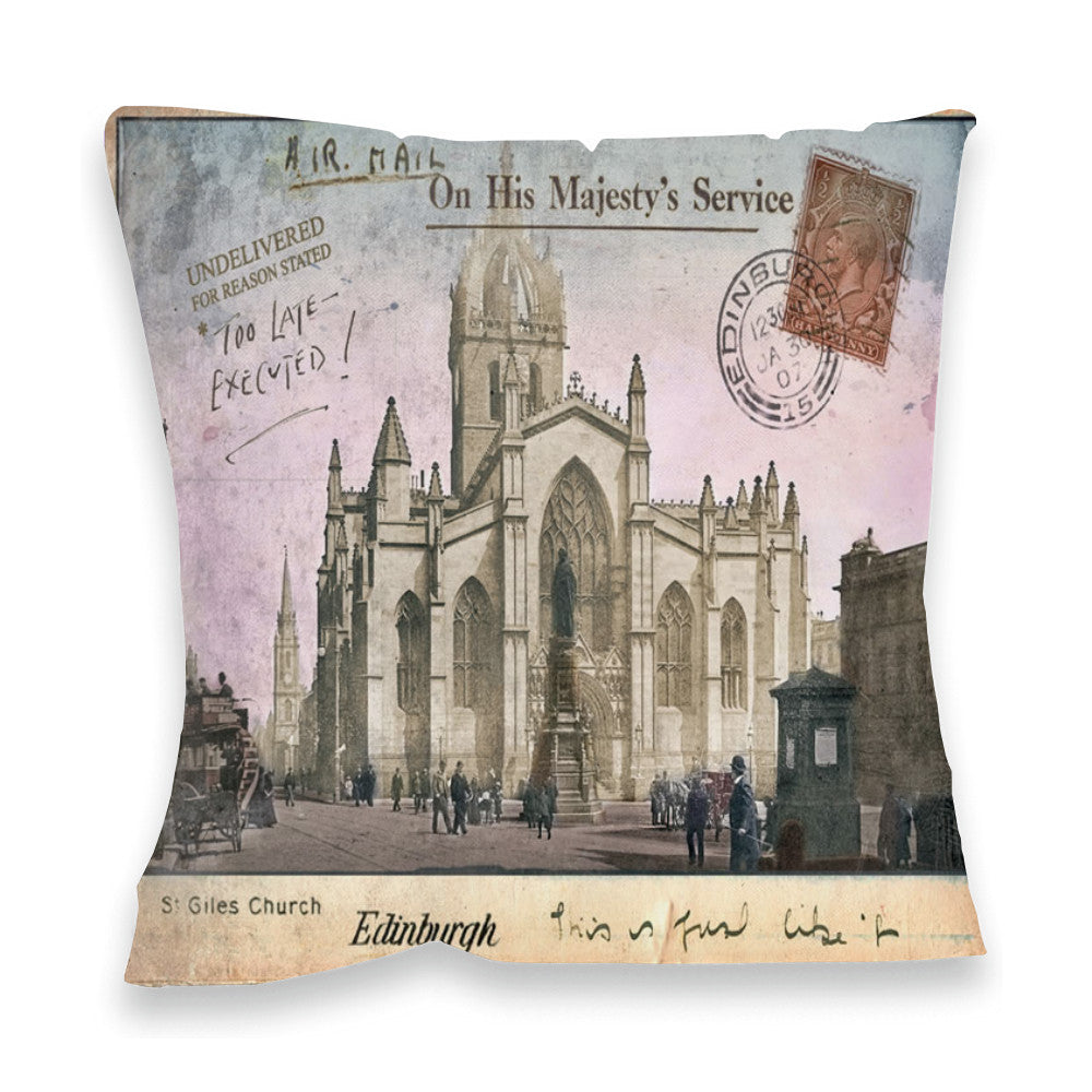 St Giles Church, Edinburgh Fibre Filled Cushion