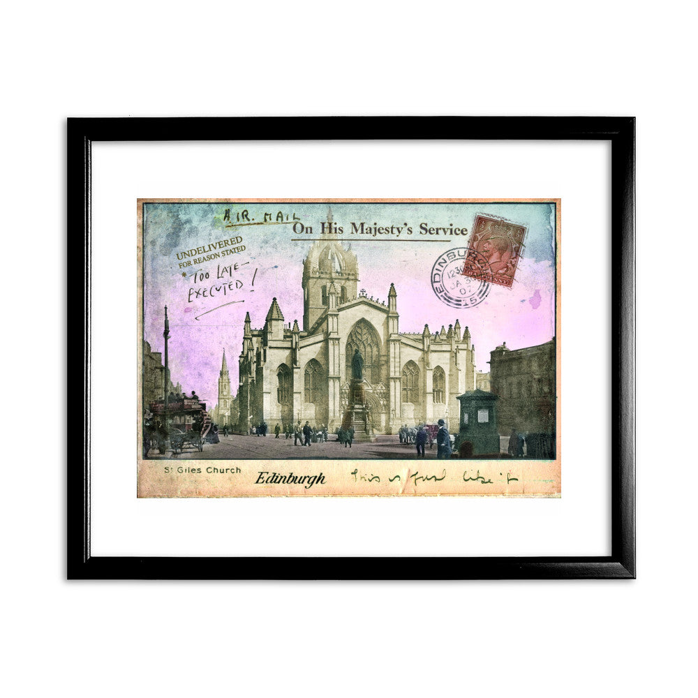 St Giles Church, Edinburgh - Art Print