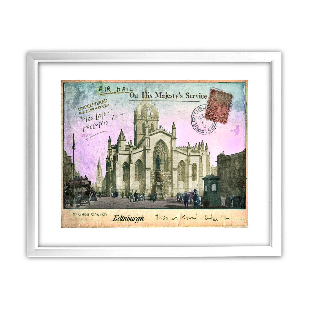 St Giles Church, Edinburgh - Art Print