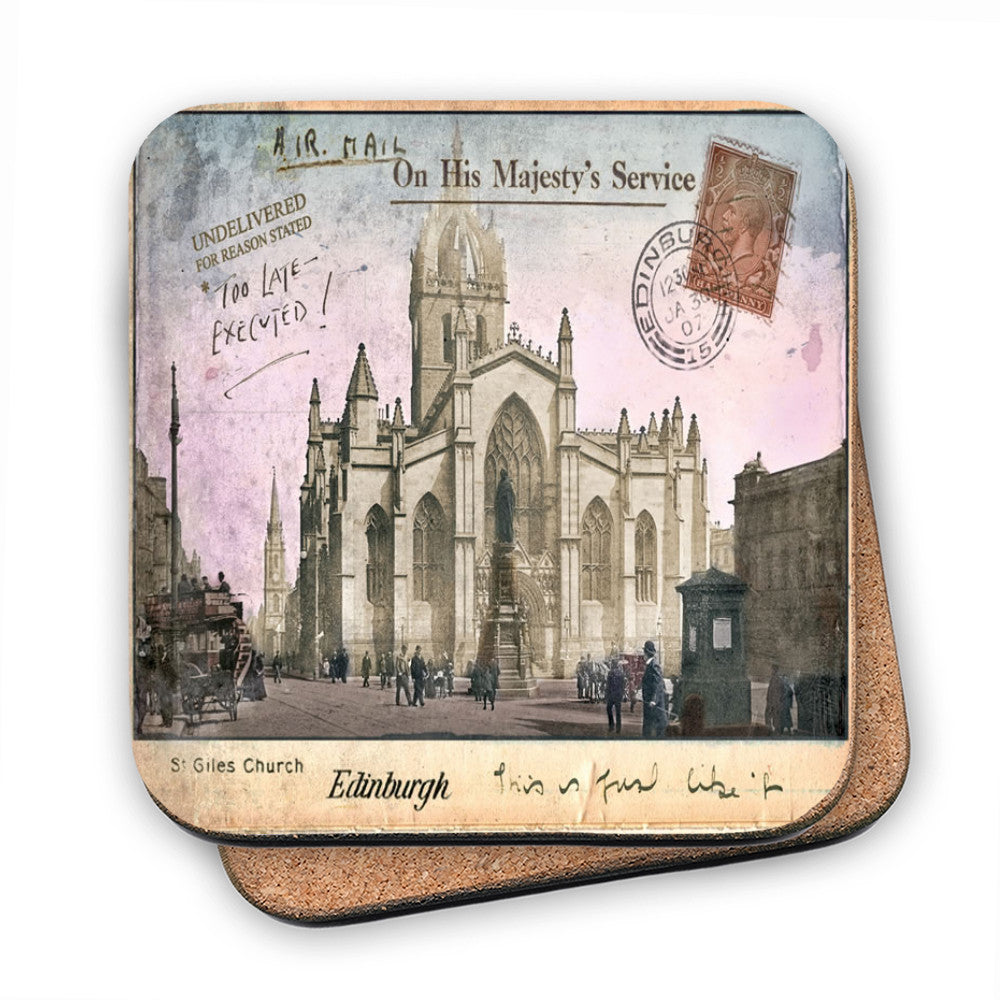 St Giles Church, Edinburgh MDF Coaster