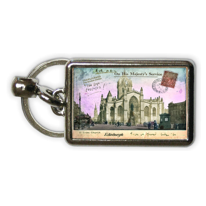 St Giles Church, Edinburgh Metal Keyring