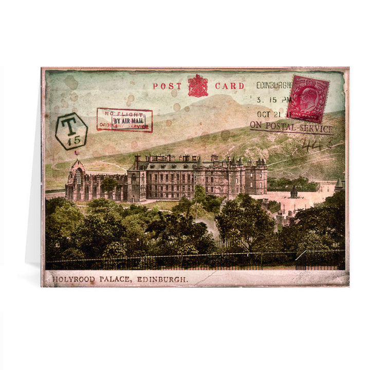 Holyrood Palace, Edinburgh, Scotland Greeting Card 7x5