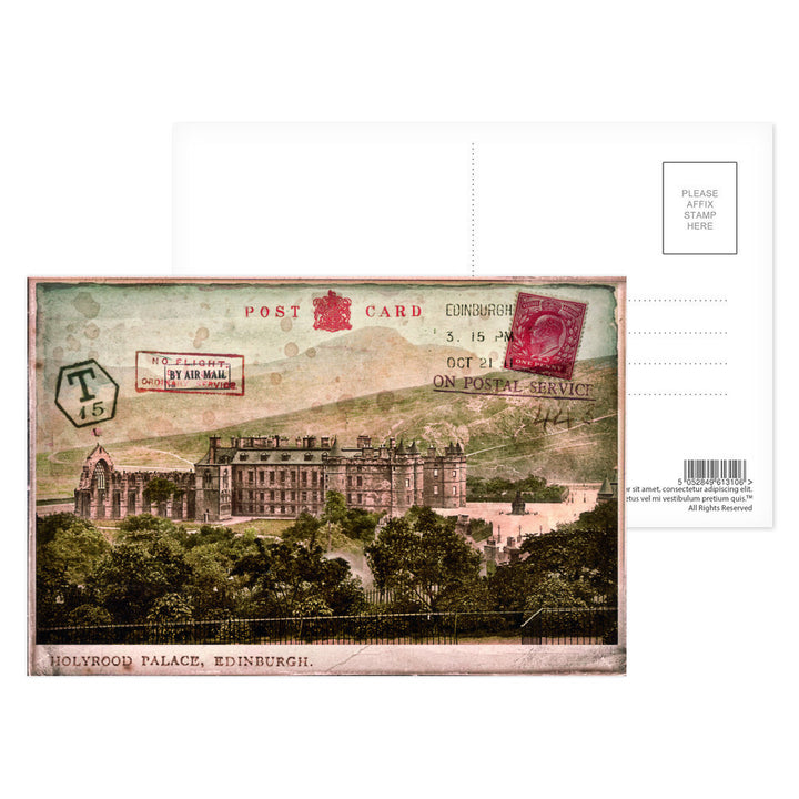 Holyrood Palace, Edinburgh, Scotland Postcard Pack