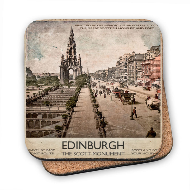 The Scott Monument, Edinburgh MDF Coaster