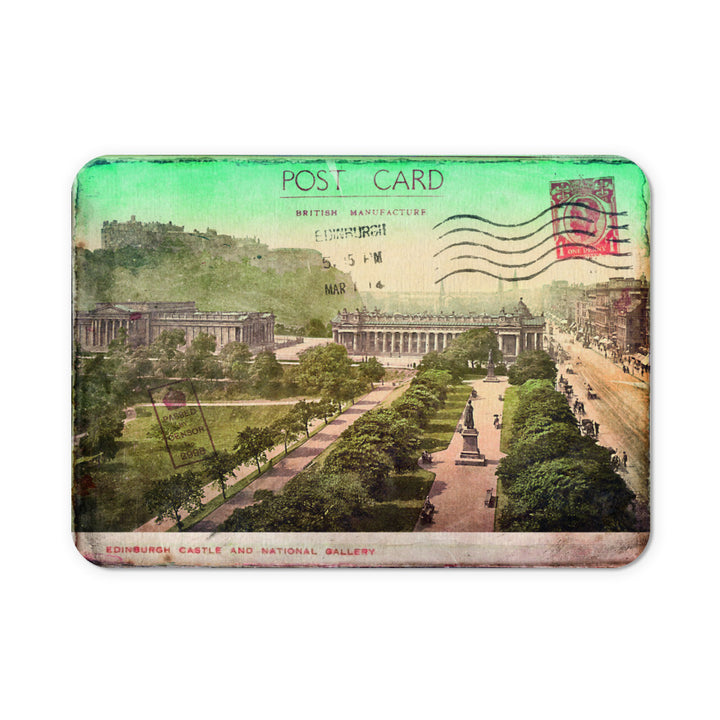 Edinburgh Castle and National Gallery, Scotland Mouse Mat