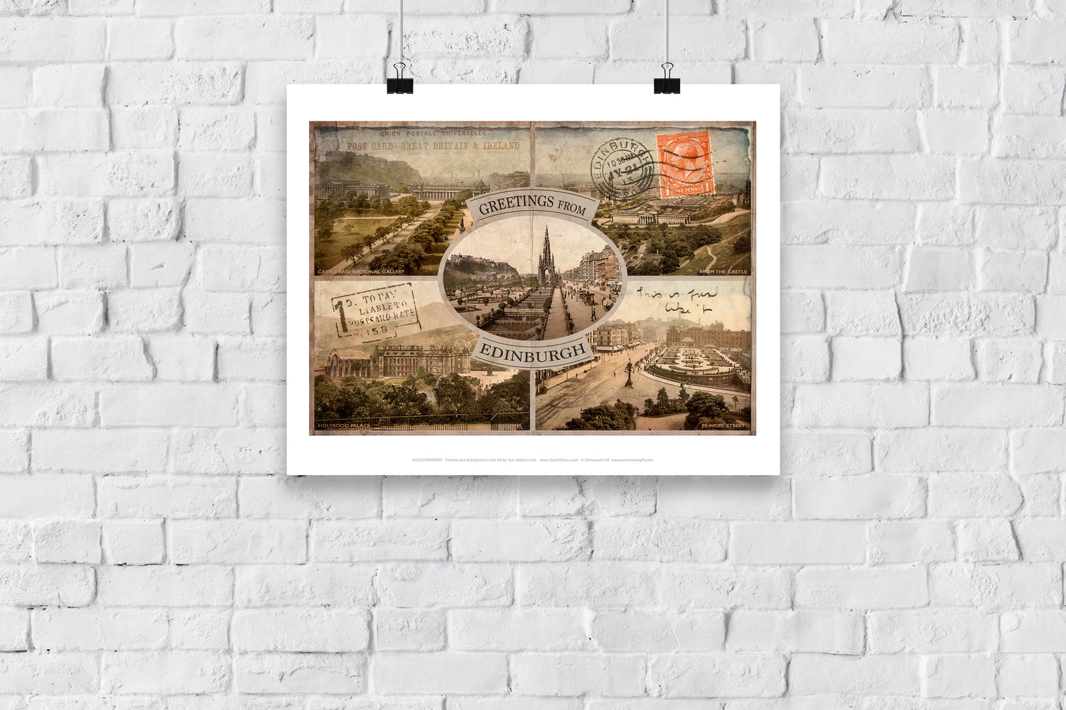 Edinburgh, Scotland - Art Print