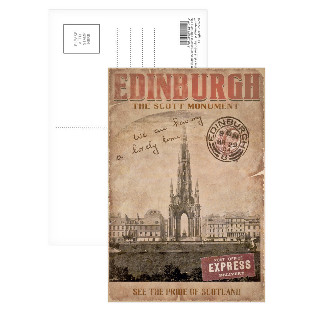 The Scott Monument, Edinburgh Postcard Pack