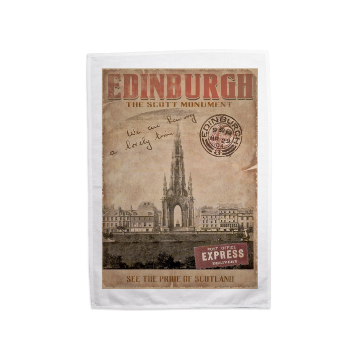 The Scott Monument, Edinburgh Tea Towel