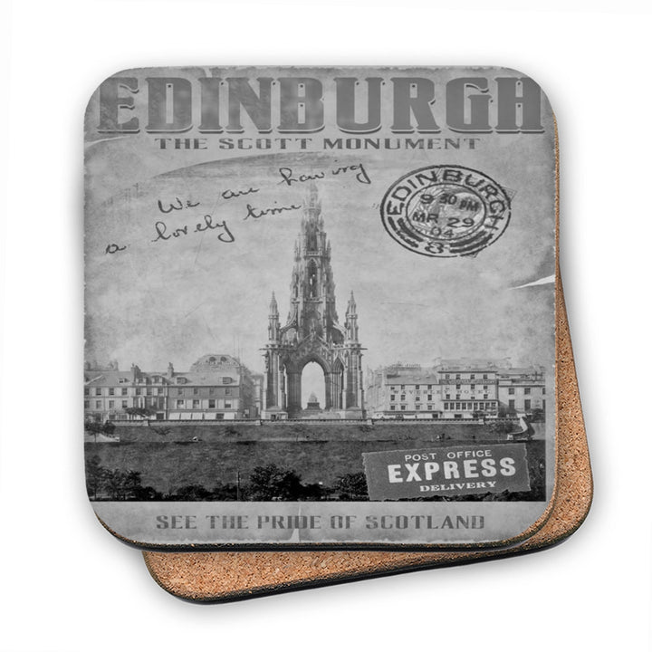 The Scott Monument, Edinburgh MDF Coaster