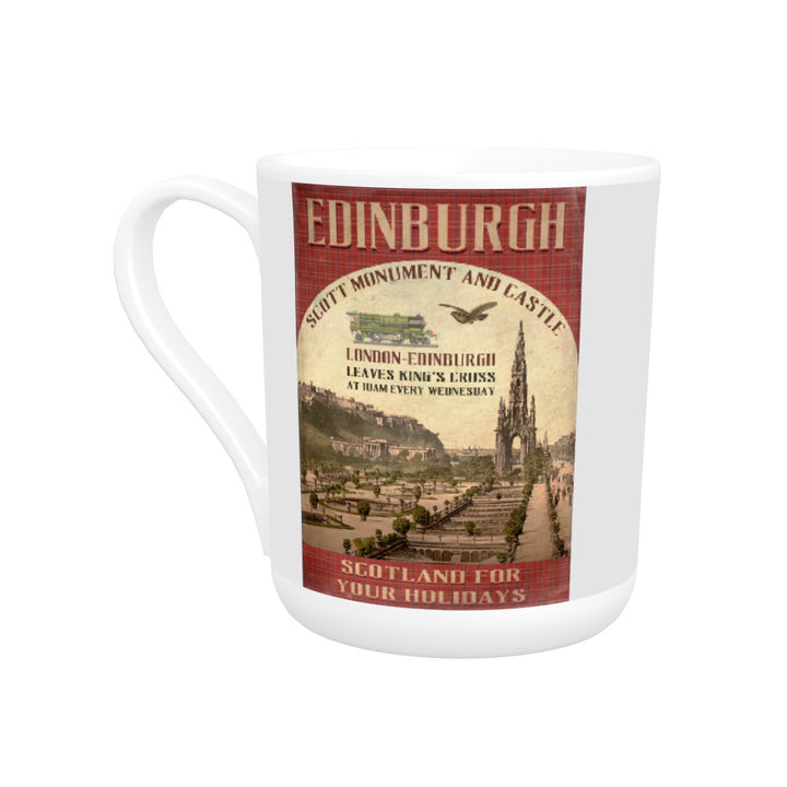 The Scott Monument and Castle, Edinburgh, Scotland Bone China Mug