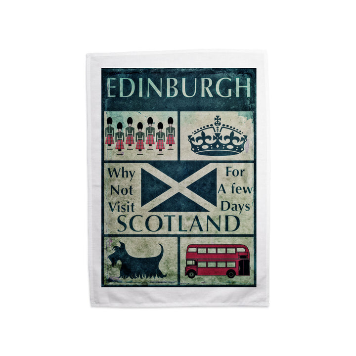 Edinburgh, Scotland Tea Towel