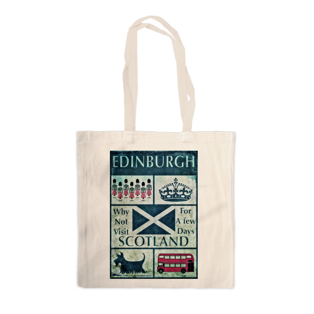 Edinburgh, Scotland Canvas Tote Bag