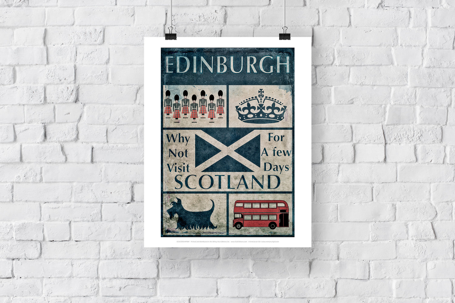 Edinburgh, Scotland - Art Print