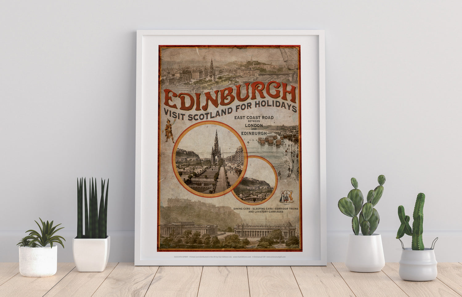 Edinburgh, Scotland - Art Print